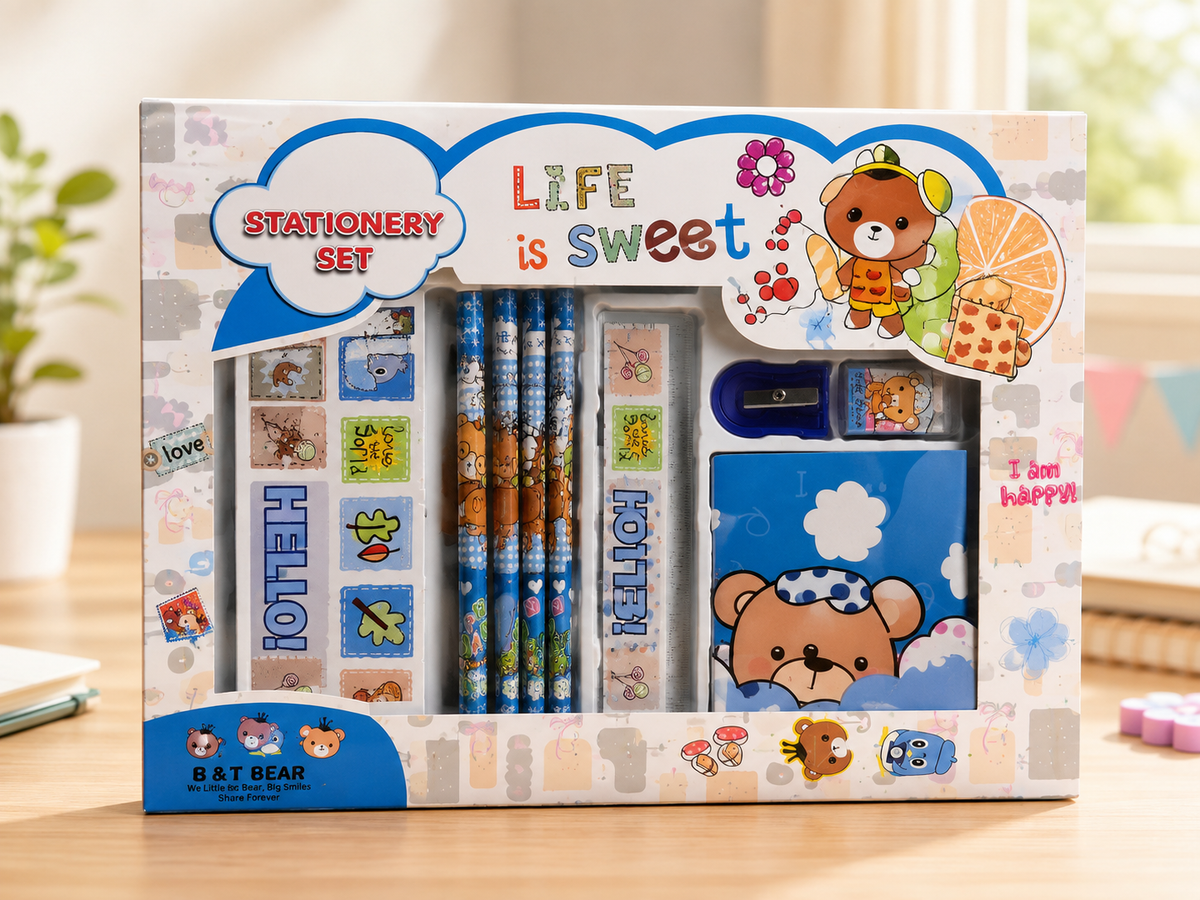 Bear Stationery Set